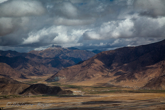 View from ganden monastery