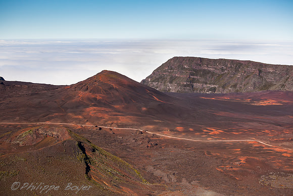 La plaine des sables, piton de la fournaise
