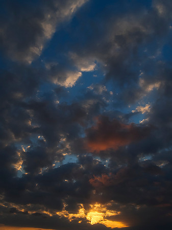 Sunset on Kuta beach