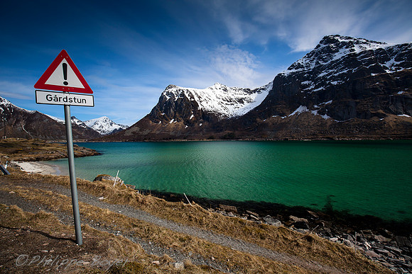 Between leknes and Ramberg - Lofoten